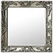 Lusso Casadino -  Specchio Da Parete Stile Barocco 50x50 Cm Argento - Foto miniatura 2