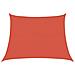 Vela Parasole 160 g/m² Trapezio Terracotta 4/5x3 m in HDPE - Foto miniatura 1