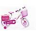 Sch Pink Love 16"" - Bicicletta Per Bambine (5-7 Anni), Ruote 16"", Telaio Acciaio, Con Accessori - Colore Bianco - Foto miniatura 1