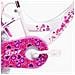 Sch Pink Love 16"" - Bicicletta Per Bambine (5-7 Anni), Ruote 16"", Telaio Acciaio, Con Accessori - Colore Bianco - Foto miniatura 3