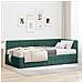 Struttura Letto Angolare con Materasso 2 pcs Verde Velluto - Foto miniatura 2