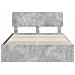 Struttura del letto con cassetto Grigio cemento 160 x 200 cm - Foto miniatura 8