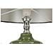 Lampada Da Terra Eva One In Vetro Verde E Grigio Con Paralume In Tessuto — Ø 40 Cm - Foto miniatura 3