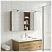 Set di Armadi da Bagno con lo scaffale 3 pcs 130 x 14,5 x 70 cm - Foto miniatura 2
