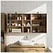 Set di Armadi da Bagno con lo scaffale 3 pcs 130 x 14,5 x 70 cm - Foto miniatura 4