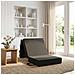 Divano Letto Pieghevole 90 x 63 x 45 cm Grigio Scuro - Foto miniatura 2