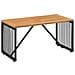 Set di Mobili da Esterno 9 pcs Nero e Turchese polyrattan - Foto miniatura 7