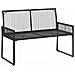 Set di Mobili da Esterno 9 pcs Nero e Turchese polyrattan - Foto miniatura 9