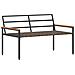 Panchina da esterno 2 -Seater 116 x 67,5 x 72 cm polyrattan - Foto miniatura 4