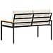Panchina da esterno 2 -Seater 116 x 67,5 x 72 cm polyrattan - Foto miniatura 7