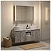 Set di Armadi da Bagno 4 pcs Grigio Cemento - Foto miniatura 2