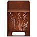 Vaso da giardino Ruggine 50 x 50 x 75 cm Acciaio Corten - Foto miniatura 9