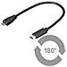 ICOC MUSB31-CMBM02 - Cavo SuperSpeed USB3.1 C Maschio / USB2.0 MicroB Maschio 20cm Nero - Foto miniatura 8