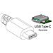 ICOC MUSB31-CMBM02 - Cavo SuperSpeed USB3.1 C Maschio / USB2.0 MicroB Maschio 20cm Nero - Foto miniatura 3