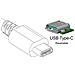 ICOC MUSB31-CMBM02 - Cavo SuperSpeed USB3.1 C Maschio / USB2.0 MicroB Maschio 20cm Nero - Foto miniatura 5