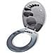 Sedile Wc Mdf Coperchio Chiusura Forte Con Design Spettacolare Pietra - Foto miniatura 1