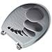 Sedile Wc Mdf Coperchio Chiusura Forte Con Design Spettacolare Pietra - Foto miniatura 3