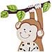 Orologio Da Parete Legno Cameretta Bambini Sunny Safari Td-0081ar - Foto miniatura 7