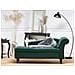 Chaise Longue In Velluto Verde Smeraldo Destra Luiro - Foto miniatura 21