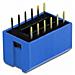 Dip-kippschalter Piano 6-stellig 2,54 Mm Rasterma Tht Vertikal Blau 10 Stck (66142)  - Foto miniatura 2