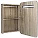 Armadietto Bagno con Specchio e LED Rovere 60x11x80 cm - Foto miniatura 5