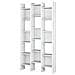Libreria A Scaffali Quadrati, Colore Bianco Artik, Misure 96 X 192 X 29 Cm - Foto miniatura 3