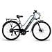 Bicicletta Elettrica E-Bike Queen 26 Ruote 26" Telaio in Alluminio Colore Grigio - Foto miniatura 1