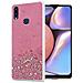 Custodia Compatibile Con Samsung Galaxy A10s / M01s In Rosa Con Glitter - Coperchio Protettivo In Silicone Tpu Flessibile Con Glitter Scintillanti - Foto miniatura 1