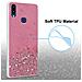 Custodia Compatibile Con Samsung Galaxy A10s / M01s In Rosa Con Glitter - Coperchio Protettivo In Silicone Tpu Flessibile Con Glitter Scintillanti - Foto miniatura 4