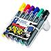 Lumocolor marcatore permanente Punta smussata Nero, Blu, Verde, Rosso, Viola, Giallo 6 pz - Foto miniatura 1