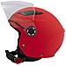 Casco Scooter Moto Bambino Ragazzo Protettivo Certificato Ece 22-05 Rosso S - Foto miniatura 4