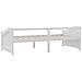 Divano Letto A 3 Posti Bianco Legno Massello Di Pino 90x200cm - Foto miniatura 3