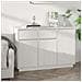 Credenza Bianca 110x34x75 Cm In Legno Massello Di Pino - Foto miniatura 1