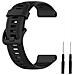 Cinturino Per Orologio In Silicone Forerunner 945/935, Garmin Fenix 5 Black - Foto miniatura 3