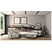 Divano Letto Almerinda, Divano Singolo, 100% Made In Italy, Poltrona Soggiorno Con Apertura A Carrello, In Tessuto Imbottito, Con Braccioli Standard, Cm 110x90h85, Beige - Foto miniatura 1
