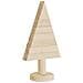 Alberi Di Natale Decorativi In Legno 2pz 30cm Massello Di Pino - Foto miniatura 3