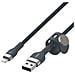 Cavo USB Tipo A a Lightning Intrecciato BoostCharge Pro Flex di (2 M) - Foto miniatura 2