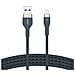 Cavo USB Tipo A a Lightning Intrecciato BoostCharge Pro Flex di (2 M) - Foto miniatura 4