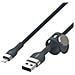 Cavo USB Tipo A a Lightning Intrecciato BoostCharge Pro Flex di (2 M) - Foto miniatura 5