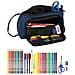 Astuccio Per La Scuola Con Accessori Blackfit8 Urban Nero Blu Marino (32 Pezzi) - Foto miniatura 4