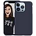 Cover Per Iphone 13 Pro Premium Silicone Microfibra, Blu - Foto miniatura 1