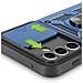 Cover Per Samsung A25 5g Anello Supporto Coprifotocamera Scorrevole, Blu Scuro - Foto miniatura 3