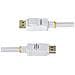 Cavo DisplayPort 1.2 certificato VESA bianco da 1,8 m, 4K 60 Hz, 21,6 Gbps, connettori DP a scatto, cavo DisplayPort DP 1.2, cavo monitor DP, M /M - Foto miniatura 3