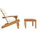 Set Salotto da Giardino Adirondack 2pz Legno Massello di Acacia - Foto miniatura 3
