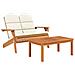Set Salotto da Giardino Adirondack 2pz Legno Massello di Acacia - Foto miniatura 1