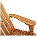 Set Salotto da Giardino Adirondack 2pz Legno Massello di Acacia - Foto miniatura 9