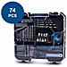 Trapano Avvitatore 20v 74pz 1 Batteria Caricabatteria Ixes C-dtb74/1-x - Foto miniatura 2