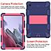 Custodia Elegante Per Samsung Galaxy Tab A8 10.5"" Con Supporto, Blu E Rosa - Foto miniatura 2