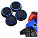 Cappucci Per Levette Analogiche Luminosi In Silicone Per Controller Di Gioco (con Confezione Da 4) - Foto miniatura 4