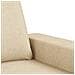Poltrona con Poggiapiedi Crema 60 cm in Tessuto - Foto miniatura 7